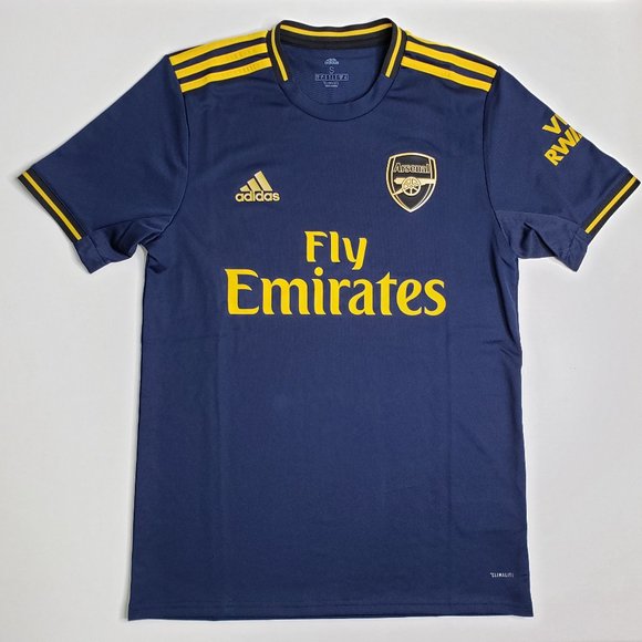 Adidas Arsenal FC 2019/20 Third Jersey Navy/Yellow